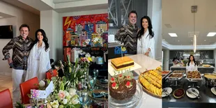 Potret Lebaran Farah Quinn di Amerika Serikat, Suami Ganteng Pake Batik - Open House dengan Menu Indonesia