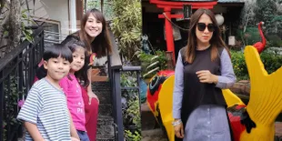 Potret Liburan Bahagia Nia AFI dan Anak-Anak, Adit Nggak Pernah Ikut Foto Bareng
