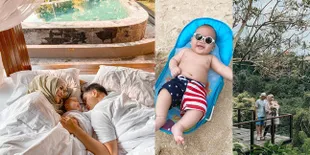 Potret Liburan Citra Kirana dan Rezky Aditya, Baby Athar Perdana Berjemur di Pantai Bali - Nggemesin Abis