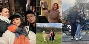 Potret Liburan Eva Celia di Eropa, Mesra Bareng Suami - Kunjungi Kampung Halaman Sophia Latjuba di Jerman