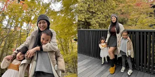 Potret Liburan Rachel Vennya ke Jepang Ajak Anak-Anaknya, Penampilan Gemas Chava dan Xabiru Curi Perhatian