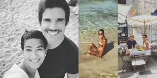 Potret Liburan Romantis Oscar Lawalata Bareng Pacar Bule di Italia, Hot Berbikini di Pantai