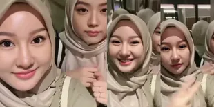 Potret Lucinta Luna Pakai Hijab, Cantiknya Kebangetan Kayak Boneka