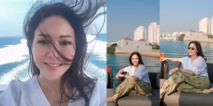 Potret Maia Estianty Santai Naik Yacht Mewah, Wajah Cantik Makin Muda Jadi Sorotan
