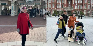 Potret Maissy Mantan Artis Cilik Liburan ke Jepang Bareng Suami dan 3 Anak, Style Ibu Dokter Cantik Banget 