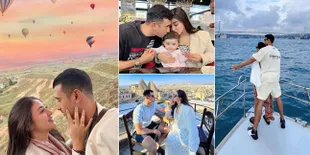 Potret Margin dan Ali Syakieb yang Asyik Liburan di Turki, Pamer Kemesraan di Cappadocia - Tiru Adegan Ikonik Film 'TITANIC'