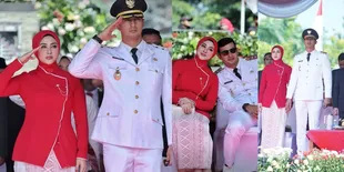 Potret Margin Wieherm Upacara Kemerdekaan Perdana Jadi Istri Wakil Bupati Bandung