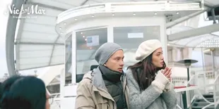 Potret Mariana Renata - Nicholas Saputra di Paris, Hangat Mesra
