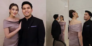 Potret Mesra Aaliyah Massaid - Thariq Halilintar di Resepsi Mahalini dan Rizky Febian, Bakal Segera Nyusul?