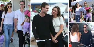 Potret Mesra Manja Miranda Kerr & Evan Spiegel, Bikin Iri!