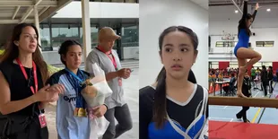 Potret Mikhayla Bakrie Ikut Lomba Gymnastic di Sekolah, Nangis Dapat Kejutan dari Nia Ramadhani - Ardi Bakrie