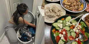 Potret Millen Cyrus Pamer Lakukan Pekerjaan Rumah, Mengaku Tak Mudah Jadi Ibu Rumah Tangga