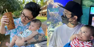 Potret Momen Hot Daddy Derby Romero Momong Sang Anak, Wajah Cantik Putrinya Jadi Sorotan: Bule Banget!