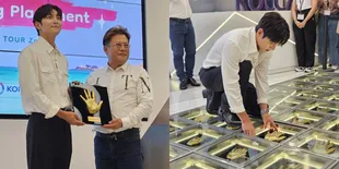 Potret Momen Ji Chang Wook Saat Handprinting Placement di KOREA 360 Lotte Shopping Avenue Jakarta, Casual Tapi Tampan