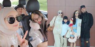 Potret Mulan Jameela & Ahmad Dhani Mudik Bareng Dua Anaknya, Penampilan Safeea Jadi Perhatian