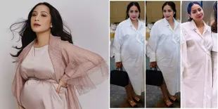 Potret Nagita Slavina dengan Baby Bump Usia Delapan Bulan, November Bakal Lahiran