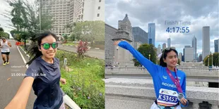 Potret Namira Adjani Putri Alya Rohali Latihan Persiapan Ikut Boston Marathon