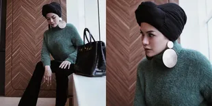 Potret Nikita Mirzani Usai Berdamai dengan Bunda Corla, Tampil Adem Pakai Turban - Tangannnya Disebut Keriput Oleh Netizen