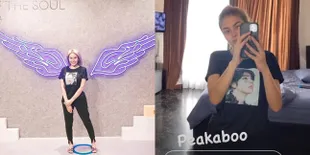 Potret Nikita Mirzani yang Ngefans Banget Sama V BTS - Pamer Ikut Dateng ke BTS POP UP STORE 'Map of The Soul'