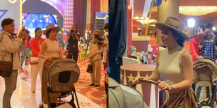 Potret Nikita Willy di Ulang Tahun Baby Ameena Tampil Simpel Sambil Dorong Troli Baby Issa, Body Goals dan Aura Crazy Rich Jadi Sorotan