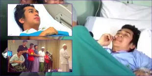 Potret Olga Syahputra Terbaring Lemah di RS - Melawan Meningitis!