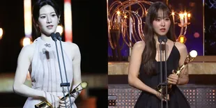 Potret Pemenang Blue Dragon Series Awards 2024 Kategori Drama, Park Bo Young Menangis Terharu Dapat Best Actress
