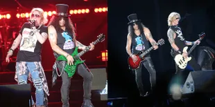 Potret Penampilan Enerjik Gun N Roses Guncang Gelora Bung Karno!