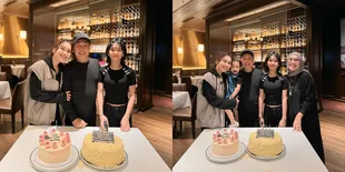 Potret Perayaan Ultah Ayah Ojak di Restoran Mewah, Ayu Ting Ting dan Keluarga Tampil Senada