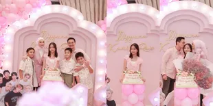 Potret Perayaan Ultah Illy Anak Putri Zulhas, Dapat Cium Hangat dari Zumi Zola - Saudara Sambung Hadir dan Akur