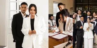 Potret Pernikahan Alexandra Kakak Alyssa Daguise di Paris, Simple Pakai Oversized Blazer 