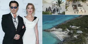 Potret Pernikahan Johnny Depp - Amber Heard, Romantis & Eksotis!