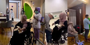 Potret Persiapan Kesha Ratuliu Melahirkan Anak Kedua, Ditemani Keluarga - Salat Sebelum ke Ruang Bersalin