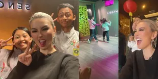 Potret Pertemuan Agnez Mo dengan Devina dan Kesya, Siswa Penari Berprestasi yang Viral Disebut Rusak Generasi