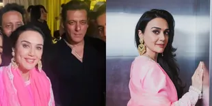 Potret Preity Zinta Rayakan Lebaran di Rumah Adik Salman Khan, Cantik Banget Pakai Serba Pink
