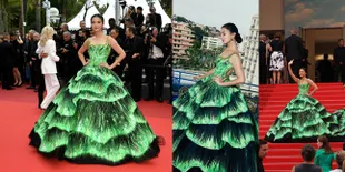 Potret Raline Shah Tampil Memukau di Red Carpet Cannes 2022, Cantik Anggun bak Princess