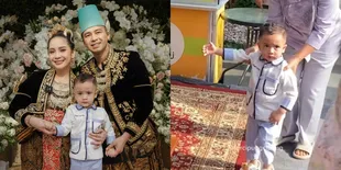 Potret Rayyanza Cipung Kondangan ke 'Pernikahan' Raffi Ahmad dan Nagita Slavina, Oleng Waktu Mau Salim Mama Papa
