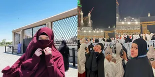 Potret Rebecca Klopper Umrah, Setia Pakai Cincin Dzikir di Mekkah - Sempat Pakai Cadar di Jabal Uhud