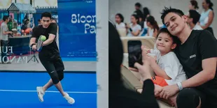Potret Rezky Aditya Tampil Energik Saat Main Padel, Ditemani Sang Putra