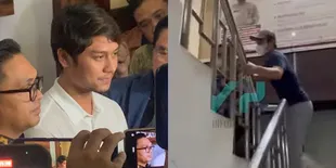 Potret Rizky Billar yang Kembali ke Kantor Polisi Untuk Wajib Lapor, Langsung Kabur Ketika Bertemu Wartawan