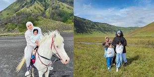  Potret Ryana Dea Ajak Anak-anaknya Liburan ke Bromo, Menikmati saat Naik Kuda