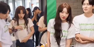 Potret Ryeowook Suju dan Ari Tampil Berdua Pertama Kali di Publik Setelah Menikah, Hadiri Bazaar Buat Anak-Anak Gaza