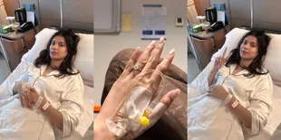 Potret Sabrina Chairunnisa Keracunan Mie Ayam, Dilarikan ke Rumah Sakit - Penampilan Saat Opname Disorot Netizen