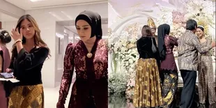 Potret Safeea Temani Mulan Jameela Kondangan, Pakai Rok Batik Cantiknya Nggak Kalah dari Sang Ibu