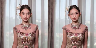 7 Potret Sarah Menzel Kekasih Azriel Hermansyah di Acara Sangjit sang Kakak, Tampil Menawan
