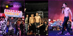 Potret Seru Konser 30 Tahun Slank - Dipenuhi Aksi Buka Baju