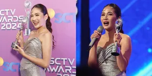 Potret Shanice Margaretha Saat Dapat Penghargaan Aktris FTV Paling Ngetop, Senyum Manisnya Nular!