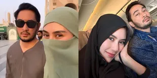 Potret Syahnaz Sadiqah Umrah, Makin Cantik Pakai Cadar dan Romantis dengan Jeje di Tanah Suci