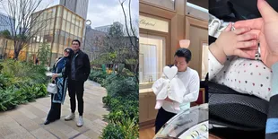 Potret Syahrini Ajak Baby R Belanja Barang Mewah di Tokyo, Tenteng Tas dan Pakai Cincin Harga Miliaran