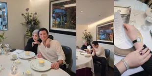 Potret Syahrini dan Reino Barack Rayakan Anniversary ke-6, Pamer Cincin Ruby Harga 2 Miliar - Baby R Ikut Dinner