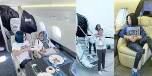 Potret Syahrini di Jet Pribadi Mewah, Ternyata Milik Keluarga Reino Barack